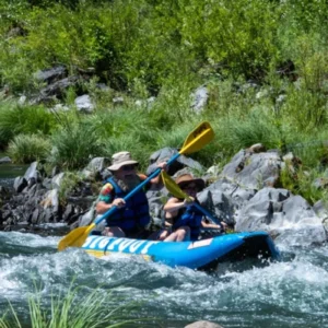 Guests rafting the South Fork Trinity River