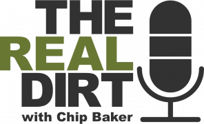 The Real Dirt with Chip Baker logo