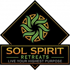 Sol Spirit Retreats logo: live your highest purpose